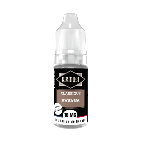 AIRMUST • Havana • Sel de Nicotine 10ml